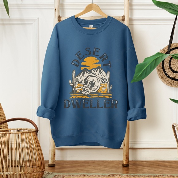 Desert Dweller Graphic Crewneck Sweatshirt - Picture 6 of 10